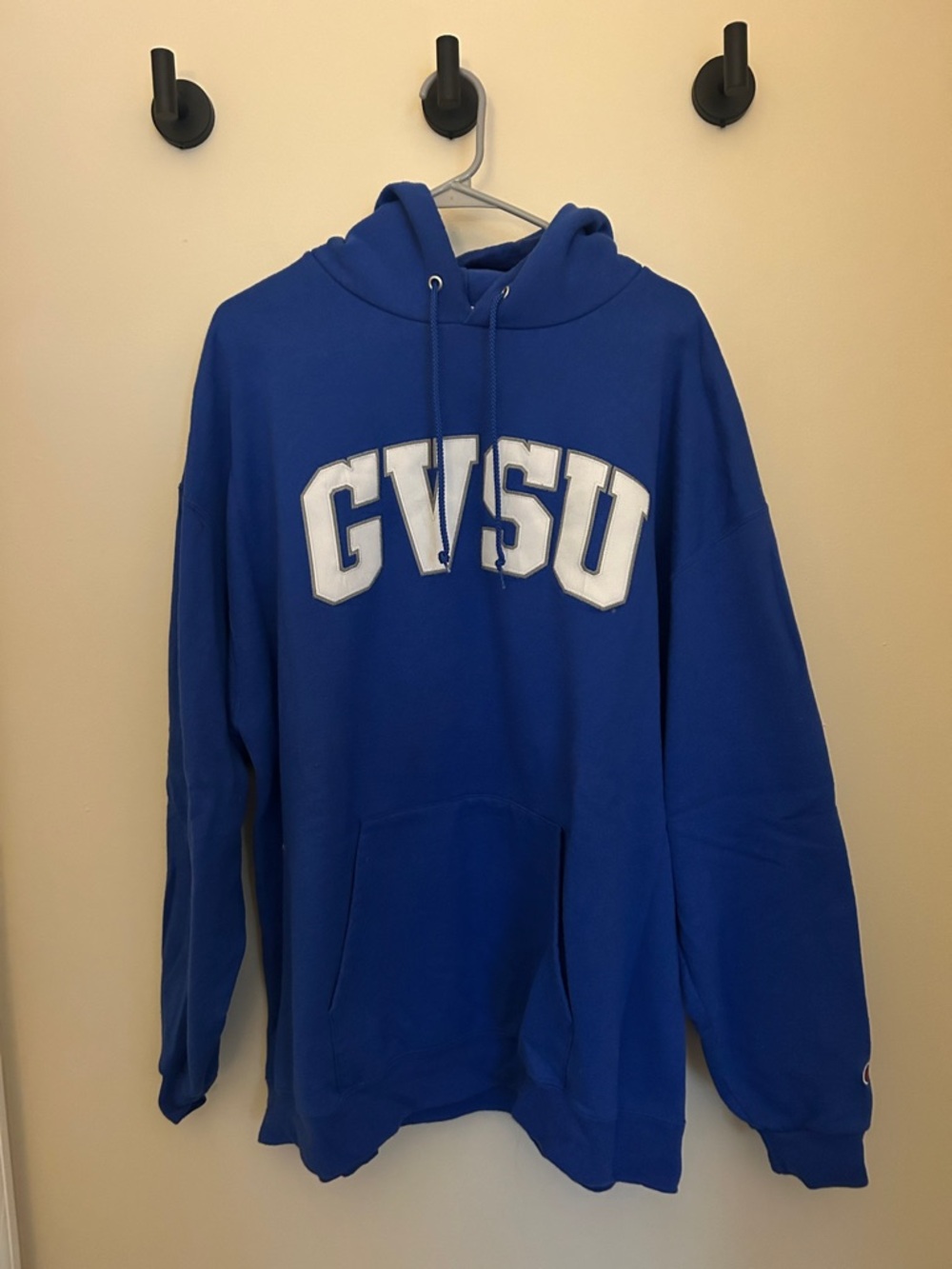 Champion Blue GVSU Crewneck Hoodie